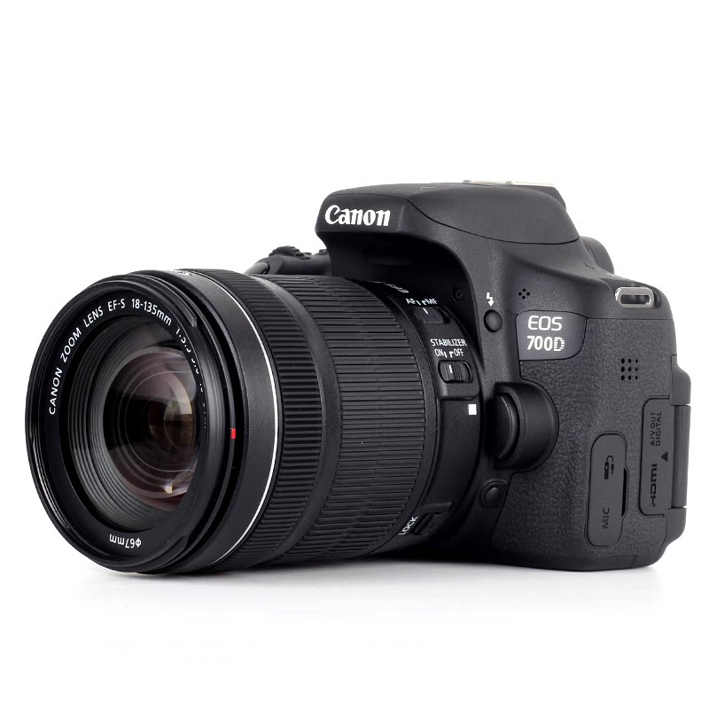 分期购 canon/佳能 eos 700d 套机18-55 18-135
