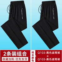 【Q103-TWO-Pack】 Черный прямой + черный прямой