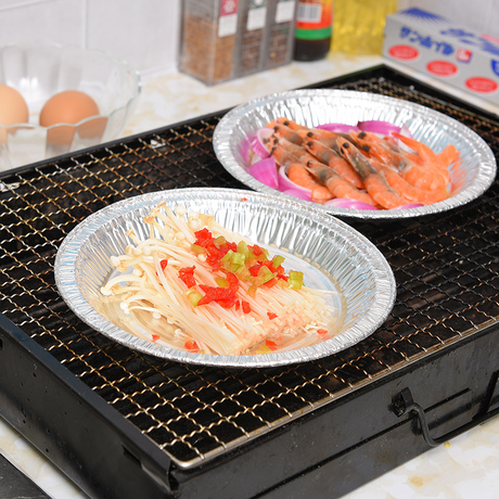 日本进口户外烧烤盘锡纸盘一次性铝箔纸烤盘锡箔纸烤箱烘焙烤盘纸