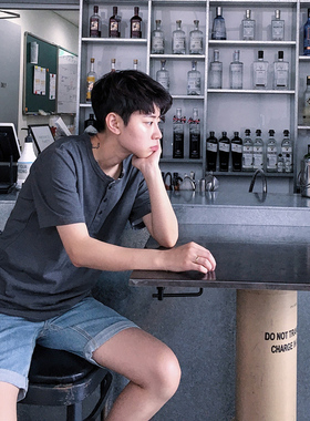 捆鸡kunji 5色!颜色好看的基础tee