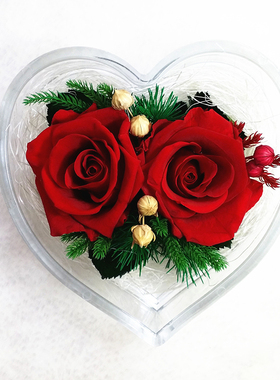 永生花礼盒玫瑰花保鲜花送情人老婆女朋友感动生日礼物广州鲜花
