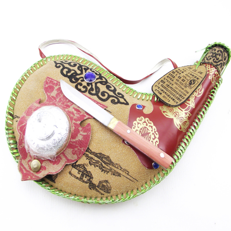 蒙古皮囊酒壶水袋特色礼品特价促销零利润限时折扣蒙古包 - 爱逛街