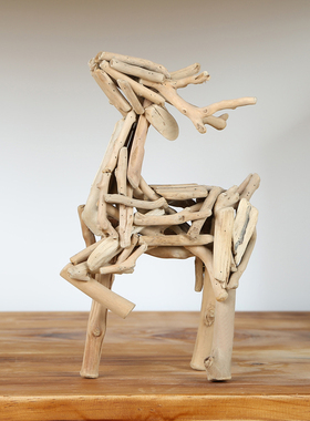 北欧宜家纯手工木质猫头鹰摆件摆设实木家居装饰工艺品创意礼物