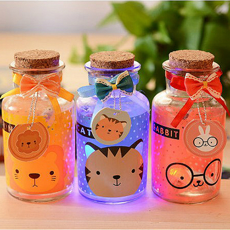 卡哇伊小号星星瓶 许愿瓶 漂流瓶 幸运星瓶 玻璃工艺品教师节礼品