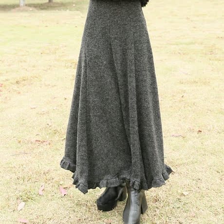 00      2016初春新款女装 包臀鱼尾裙毛线裙欧美复古针织半身长裙 大