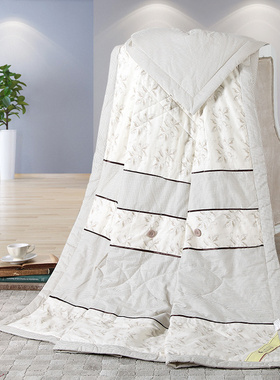 【全棉双人夏凉被】_单双人夏凉被图片_双人全棉夏凉被价格_搭配分享