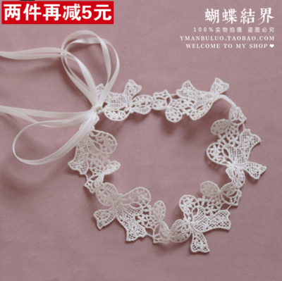 taobao agent Lace necklace, photography props, accessories, summer choker, french style