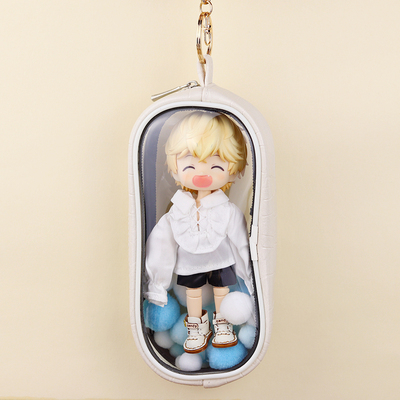taobao agent OB11 baby bag out of the bag Molly12 points BJD dust cover, beautiful knot pork clay head, can be stored with baby