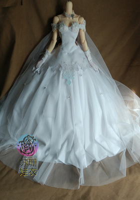 taobao agent COS clothing BJD DD baby clothing baby shoes customized 6 points, 4 points, 3 points, uncle body to draw a manufacturer custom wedding system