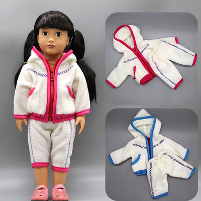 taobao agent Toy, doll, clothing, down jacket, set, homewear with accessories, 18inch, USA, 48cm