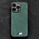 Alcantara BMW M-Series, RS Motorsport New Phone Cases Covers Suede Microfiber High End Premium Business iPhone 16, iPhone 16 Plus, iPhone 16 Pro, iPhone 16 Pro Max