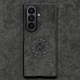 Trendy Fashionable Chrome Hearts Scroll Embossed Phone Case for Samsung Galaxy Z Fold 6
