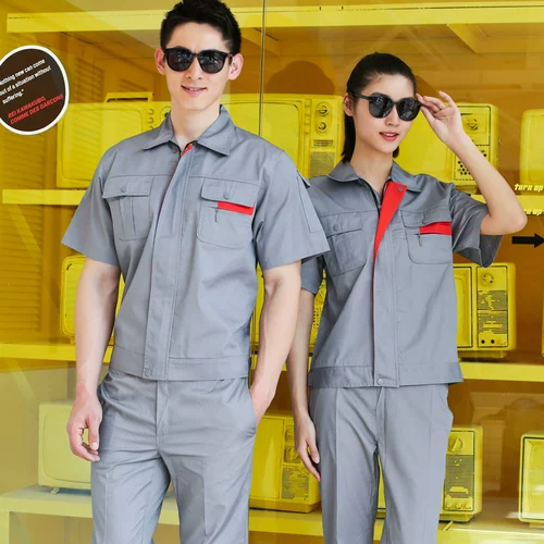 Летний тонкий дышащий износостойкий комбинезон подходит для мужчин и женщин, короткий рукав