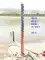 Thước đo nước hình trụ bằng thép không gỉ tùy chỉnh cột chứa nước thủy văn khắc sơn hồ chứa mực nước cọc thước đo mực nước đo mực nước bằng cảm biến siêu âm Thước đo mực nước