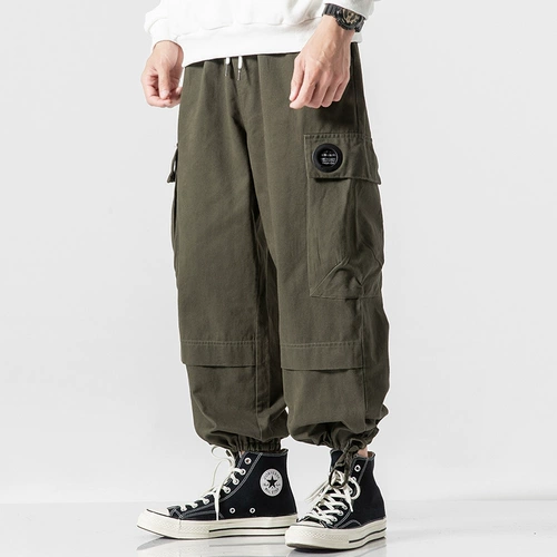 Мужские весенние штаны, универсальный фонарь, оверсайз