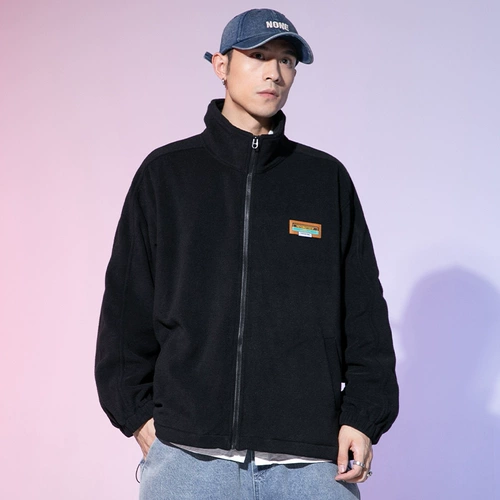 Tide, демисезонная бархатная трендовая куртка для влюбленных для отдыха, оверсайз, большой размер