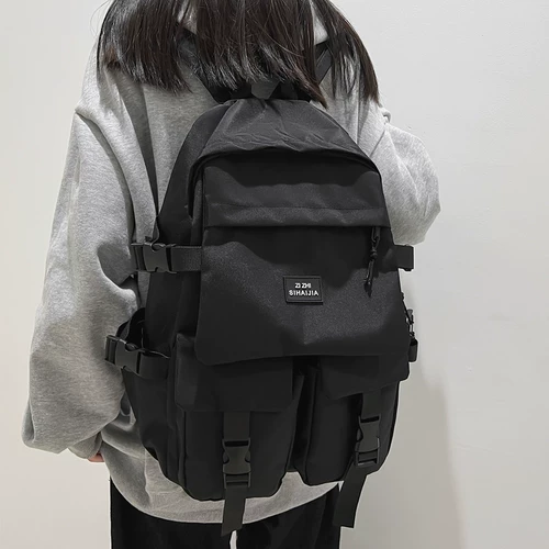 Tide, вместительный и большой школьный рюкзак для школьников, ноутбук для путешествий, простой и элегантный дизайн, в корейском стиле