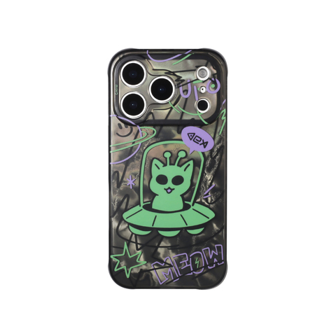 Funny Dark Animal Anime Illustration Pattern – Pro/Plus/Max/Air – 17, 16, 15, 14, 13, 12 iPhone Case