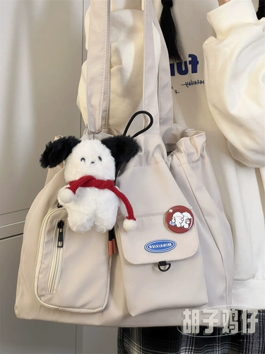 Брендовая вместительная и большая сумка через плечо, универсальная сумка на одно плечо, Южная Корея, подходит для студента