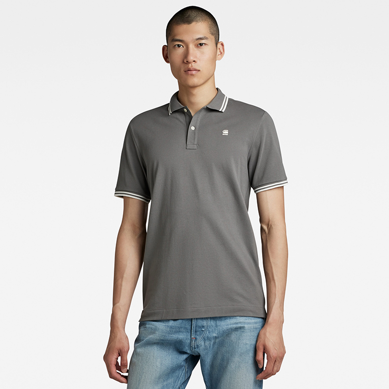 G-Star Raw Dunda 男式短袖 Polo衫 D17127  双重优惠折后￥276.2包邮 2色可选