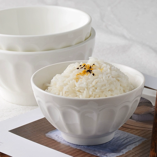 Чистый белый запад -стиль фруктов салатная миска фарфоровая миска Керамическая чаша Творческая закусочная с закусочной с закусочной в руле