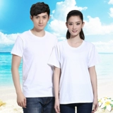 Летняя круглая реклама рекламная рубашка на заказ DIY белый хлопок T -Frish Cultural Rish Custom Group Mervice Волонтер T -For Talf -Sleeve