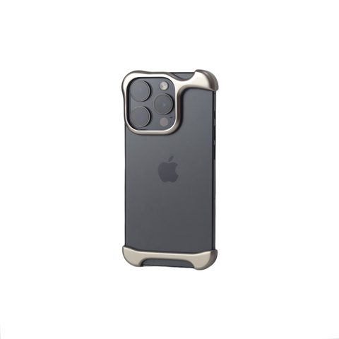 Urban Gold Frame Minimalist Black Accents iPhone Case