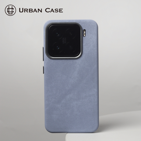 URBAN Brown Woven Leather Camera Housing for 15 Phone Case