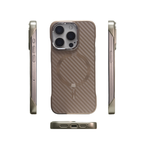 URBAN Carbon Fiber MagSafe Gray iPhone Case