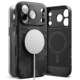 Ringke Onyx Matte Black Textured Camo Forest Green Phone Case for iPhone 17, 16, 15, 14 and 13