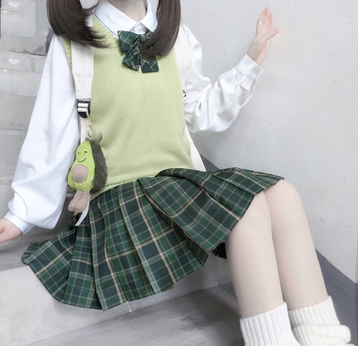taobao agent Genuine base Japanese knitted thin colored vest, sweater