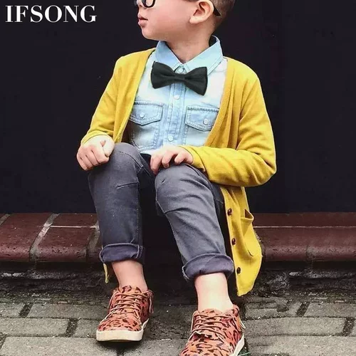 Детская красная галстук-бабочка для мальчиков, детский аксессуар с бантиком, в корейском стиле