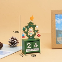 Деревянный зеленый календарь