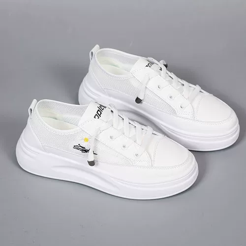 Белая обувь на платформе, танцующие летние дышащие спортивные туфли, коллекция 2022