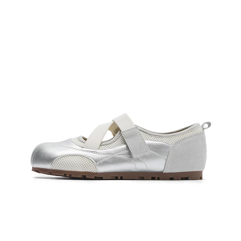 Хот Wind Sports Mary Jane Shoes для женщин 2026 лето Новые туфли балетного стиля с тонкой подошвой, универсальная повседневная обувь