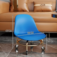 Синий - рама с титановым покрытием - бесшумное бесшумное колесо