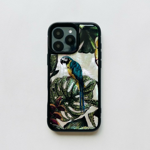 Dark Tropical Bird 16 Pro Max – Pro/Plus/Max/Air – 17, 16 – For Girls High Quality Premium iPhone Case