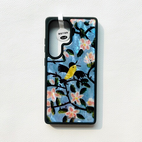Cherub Black Cat Lemon Art Illustration Samsung Phone Case