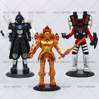 L34 [Большой длинный меч Золотой самурай и контроль Soundr] 3 куклы