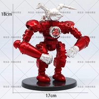 Большое подвижное красное сверло, электродрель, кукла