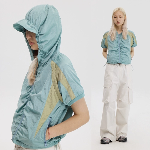 Conp 23ss Ocean Jacker Marine Blue Mountain Short -Sleaved Jacket Advanced Sensory Sports Tide