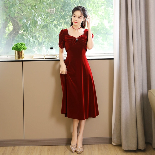 Ретро вечернее платье для беременных, мини-юбка, изысканный стиль, короткий рукав