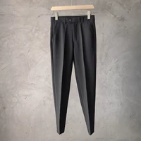 K91 темно -серые брюки (обычная классика)