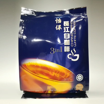 Малайзийский оригинальный импортный кофе 40г*15 пакетиков Ipoh Changjiang White Coffee 3-в-1 растворимый