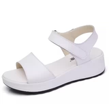 大坪山骆驼 Сексуальные элегантные туфли на платформе, сандалии, из натуральной кожи