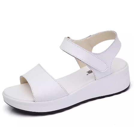 大坪山骆驼 Сексуальные элегантные туфли на платформе, сандалии, из натуральной кожи