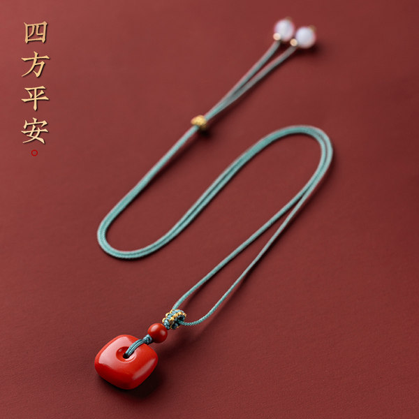 Защитный амулет, пряжка, подвеска, ожерелье, природная руда, аксессуар, год кролика, на удачу