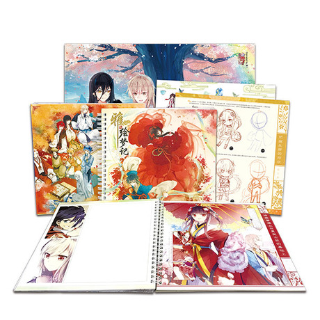 mk雅·绘梦记 古风绘画本 知音漫客动漫周边斗破天行浮生