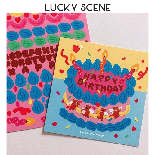 Мультяшная ретро наклейка, фонарь, ноутбук, в цветочек