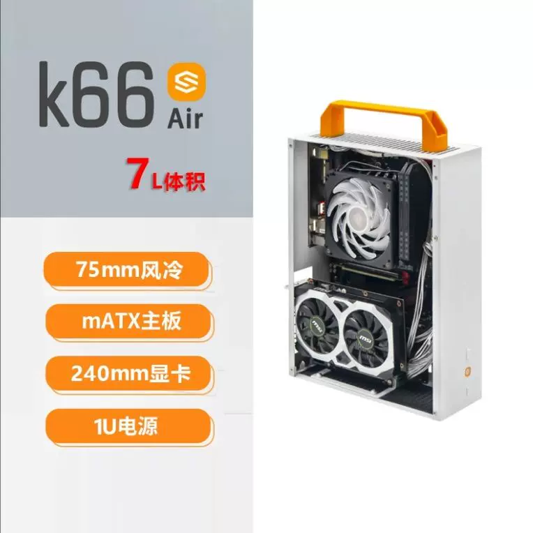 傻瓜超人SGPC K29 K30核显A4K39ITX侧透MATX小主机箱立卧用送手提-Taobao